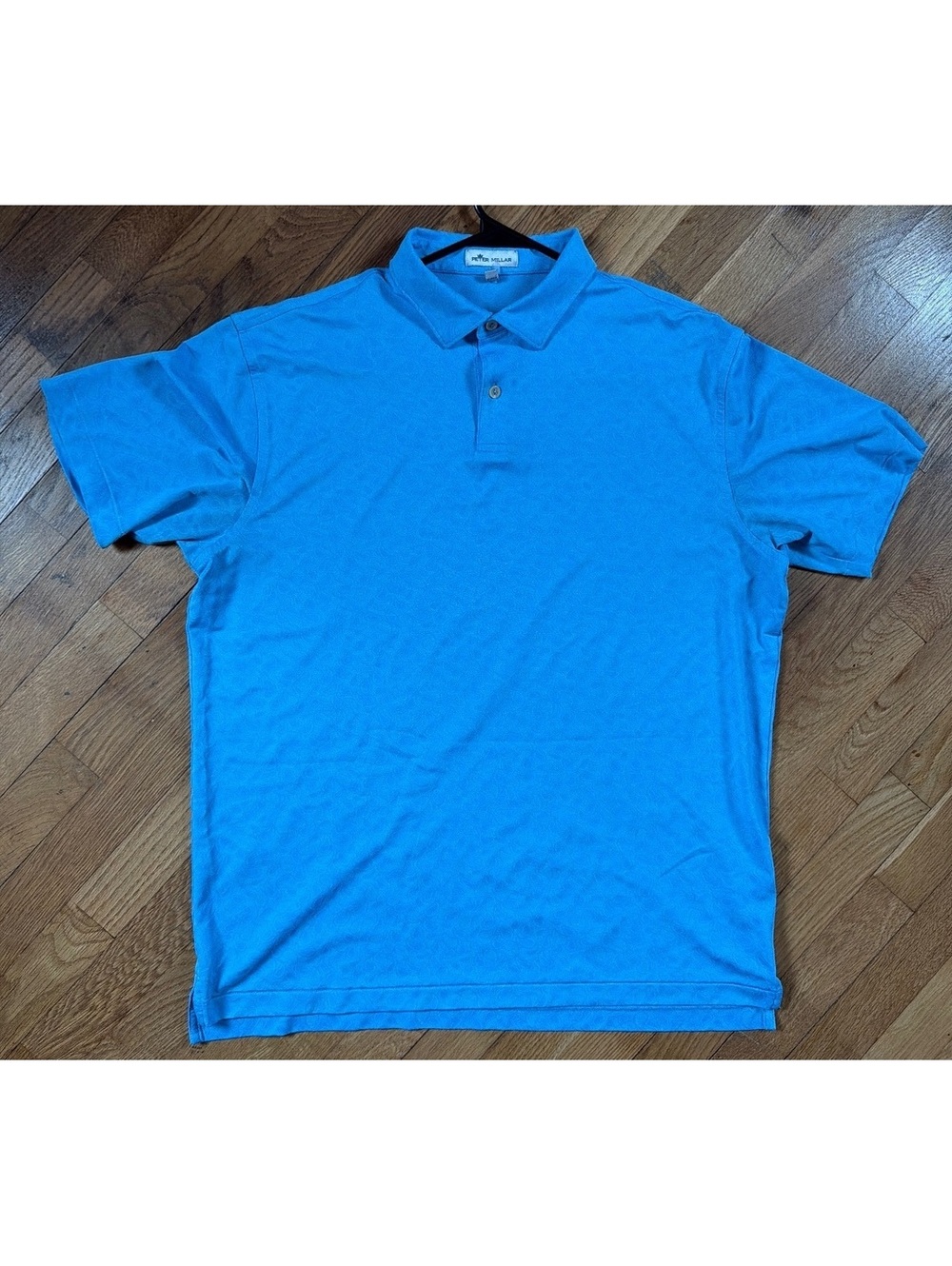 Large - Men - Peter Millar Light Blue Polo Golf